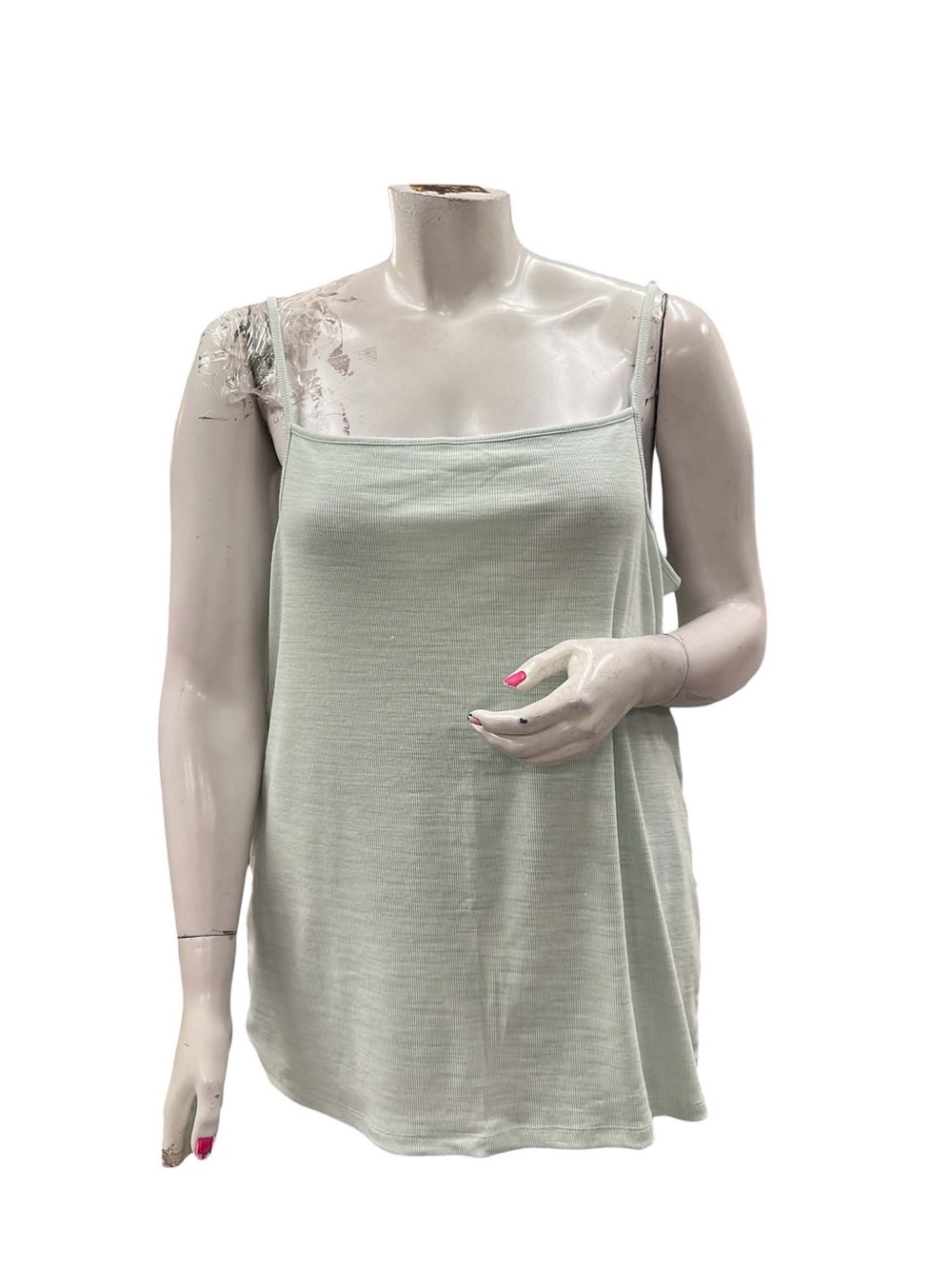 Love & Legend Light Mint Green Square Neck Camisole Size 3X